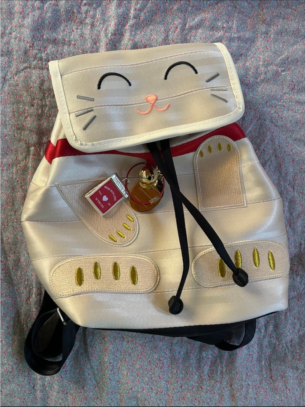 Harveys Good Fortune Lucky Cat backpack- Collectors Series